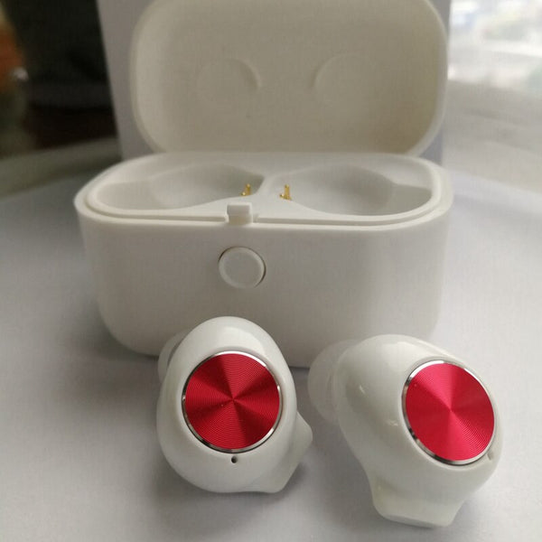[variant_title] - ABSQ L18 Wireless Earphones Airbuds Tws Bluetooth Headsets 5.0 In Ear Earphone Siri Smart Control Stereo Sound Noise Cancellin (White)