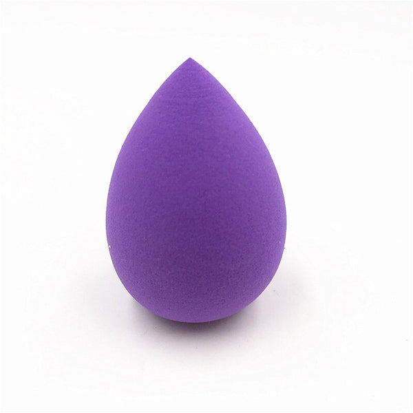Purple - 1pcs Cosmetic Puff Powder Puff Smooth Women's Makeup Foundation Sponge Beauty to Make Up Tools Accessories Water-drop Shape
