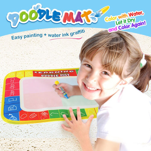 [variant_title] - 3 types Drawing Toys Water Drawing Mat Rug Reusable Painting Board With Magic Pen Non-toxic Early Educational Toys for kids