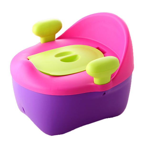 Red - Comfortable Toddler Toilet Seat Baby Potty Children Training Basin Colorful Baby Toilet