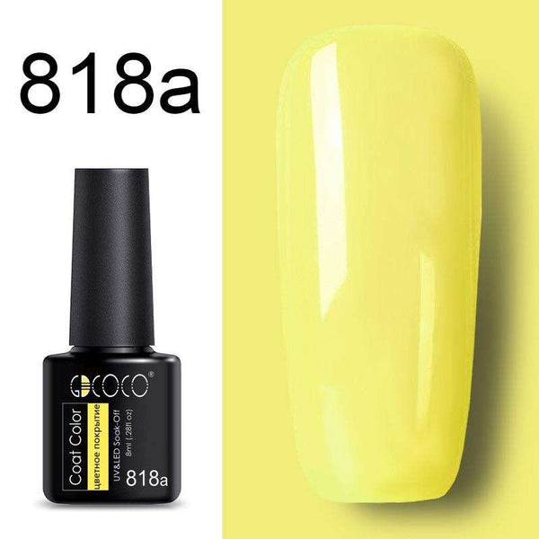 818a - #86102 GDCOCO 2019 New Arrival Primer Gel Varnish Soak Off UV LED Gel Nail Polish Base Coat No Wipe Top Color Gel Polish