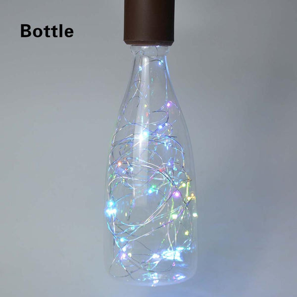 Bottle-100013777 - Creative  Edison Light Bulb Vintage Decoration LED Filament lamp Copper Wire String E27 110V 220V Replace Incandescent Bulbs