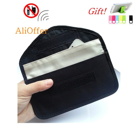[variant_title] - Cell Phone RF Signal Shield Blocking Jammer Bag Mobile Cellular Pouch Case 6' for Samsung S5 S6 Anti-Degaussing Anti-Radiation