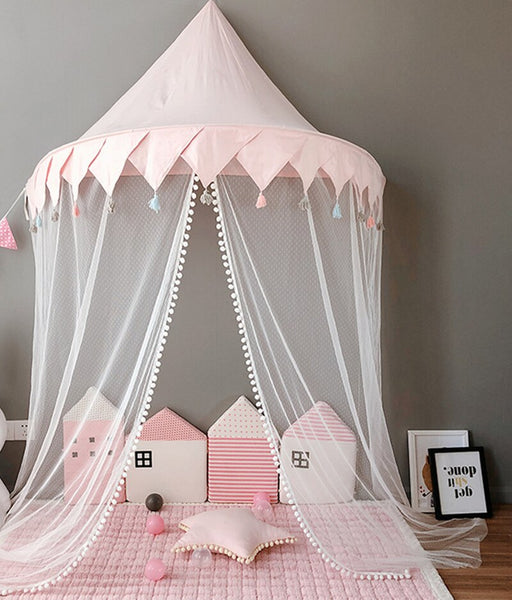 [variant_title] - Kid  Toy Tents Teepee Child  Play Tent  Portable Crib Tent Baby Play House Decoration Birthday Gifts Props for Photography ZP040