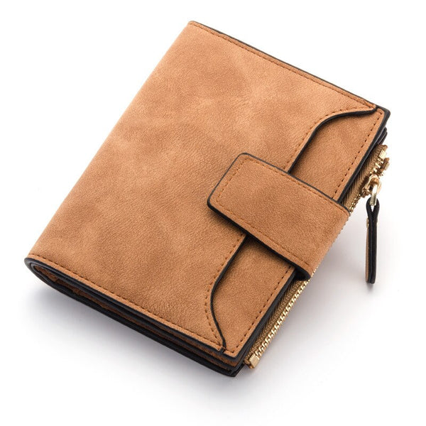 [variant_title] - New Leather Women Wallet Hasp Small and Slim Coin Pocket Purse Women Wallets Cards Holders Luxury Brand Wallets Designer Purse