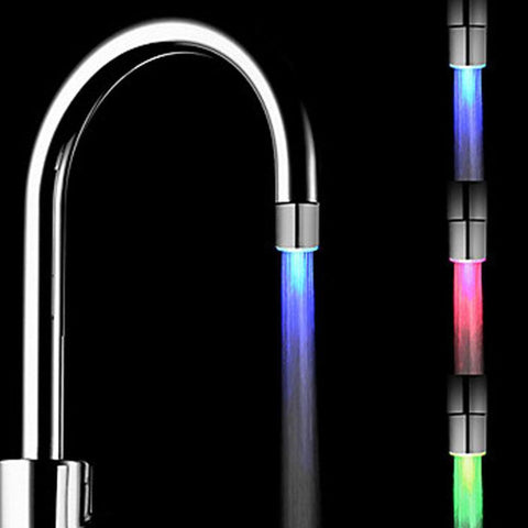 [variant_title] - LED Kitchen Faucet Glow  Kitchen Tap torneira para cozinha Temperature Sensor Light Water Faucet kitchen Bathroom grifo cocina