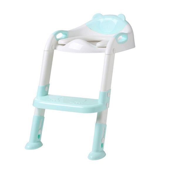 BU - MUQGE Hot Sale Baby Child Potty Toilet Trainer Seat Step Stool Ladder Adjustable Training Chair 2 Color Options