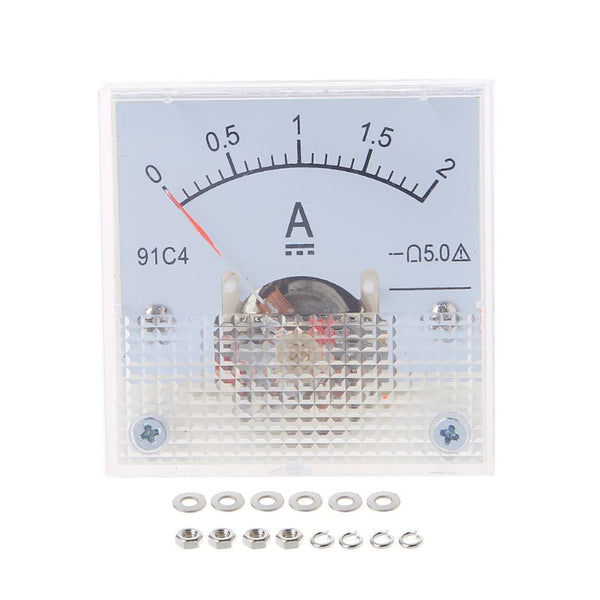 2A - OOTDTY Class 2.5 Accuracy DC 100uA 20mA 30mA 500mA 0-1A 2A 3A 5A 10A 15A 20A 30A Ampere Analog Panel Meter Ammeter 91C4