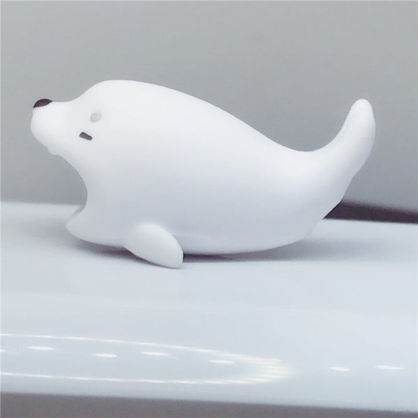 seal - 1pcs kawaii Cable Bite Animal iphone Protector Shaped Winder Dog Bite Phone Accessory Prank Toy Funny