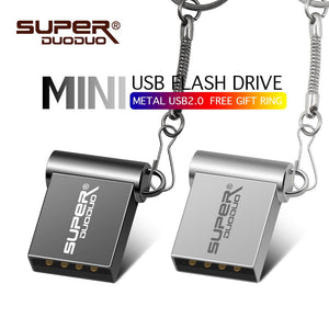 [variant_title] - super mini metal usb flash drive 64GB 32GB 16GB 8GB 4GB flash drive portable 128GB memory stick Pendrive Storage flash disk