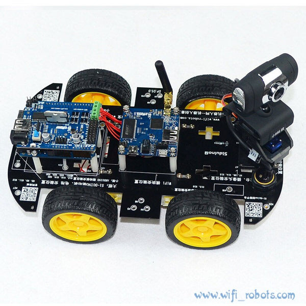 Default Title - Wifi Smart Car Robot Kit for arduino iOS Video Car Robot Wireless Remote Control Android PC Video Monitoring