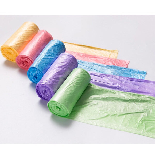 [variant_title] - 1 Rolls 50*45CM Size Garbage Bags Single Color Thick Convenient Environmental Cleaning Waste Bag Plastic Trash Bags (random color)