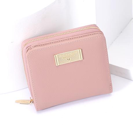 Pink - Unishow Multifuncation Wallet Women Small Zipper Women Purse Short Brand Designer Coin Purse Mini Ladies Wallet Girl Card Purse