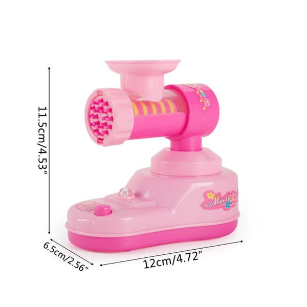 Meat grinder - Kid Boy Girl Mini Kitchen Electrical Appliance Washing Sewing Machine Toy Electric iron Dummy Pretended Play air conditioning