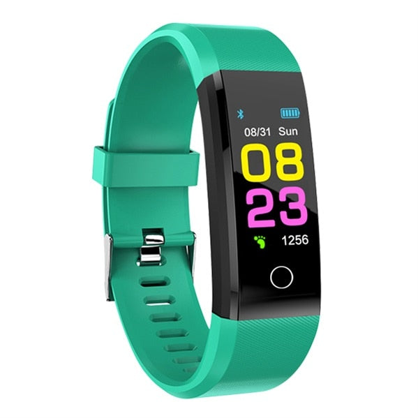Green - ZAPET New Smart Watch Men Women Heart Rate Monitor Blood Pressure Fitness Tracker Smartwatch Sport Watch for ios android +BOX