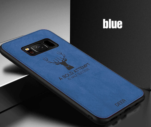 Blue / For Note 8 - Soft Cloth Back Case Cover For Samsung Galaxy S7 Edge S9 S8 Note 9 8 Full Phone Case For Samsung S9 S8 Plus Shockproof Case