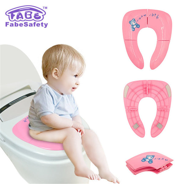 [variant_title] - Baby Potty Seat Folding Large Non Slip Pad Ring Travel Portable Reusable Toilet Potty Training Urinal Cushion Seat Covers