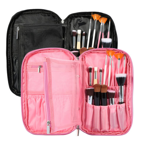 [variant_title] - Makeup Brushes Bag Cosmetics Brushes Professional Bag Canvas Pouch Portable Handbag Bag Travel Ladies Pouch Make Up Brush Bags