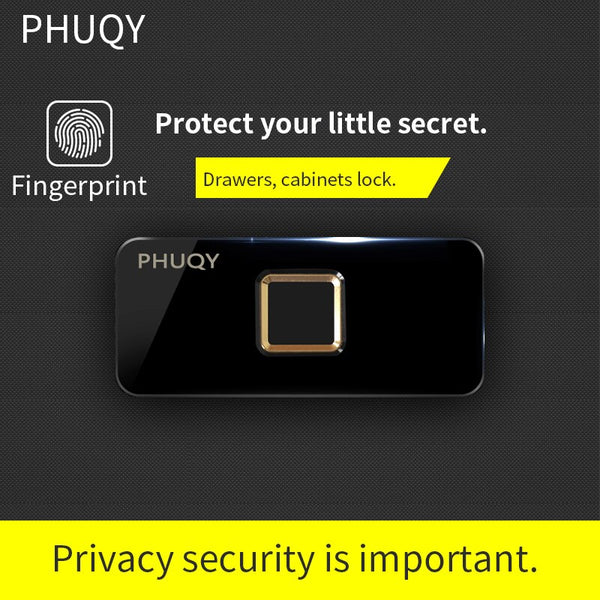 Default Title - PHUQY Smart Lock Furniture Fingerprint lock closet Fingerprint lock drawer Fingerprint lock Home self-installed office electroni