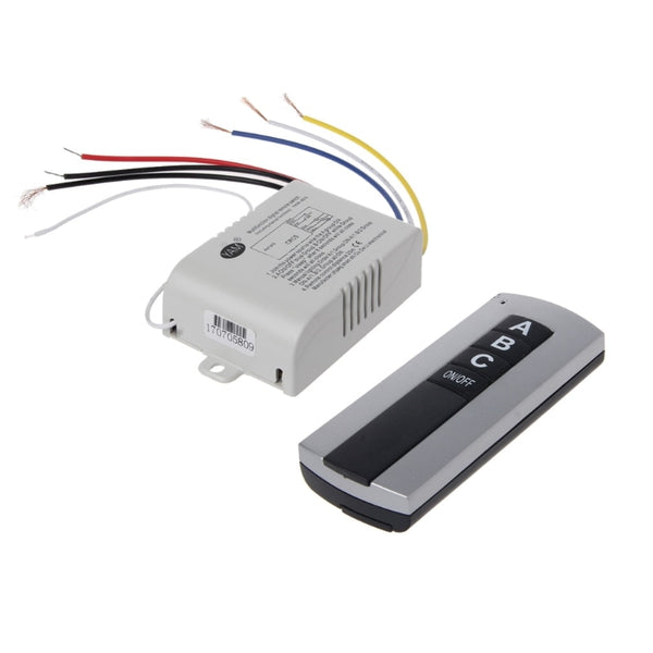 [variant_title] - Wireless 1 Channel 2 Channel 3 Channel ON/OFF Lamp Remote Control Switch Receiver Transmitter Drop Ship