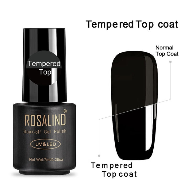 TTOP - ROSALIND 7ML UV Gel Varnish Nail Polish Set For Manicure Gellak Semi Permanent Hybrid Nails Art Off Prime White gel nail polish