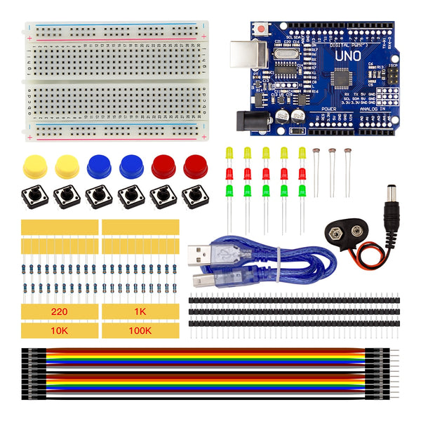 Default Title - Starter Kit UNO R3 mini Breadboard LED jumper wire button for Arduino compatile Free Shipping