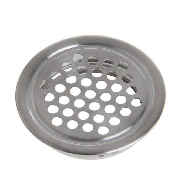 [variant_title] - 1PC Stainless Steel Wardrobe Cabinet Mesh Hole Air Vent Louver Ventilation Cover Kitchen Cabinet Parts & Accessories Dia 35/53mm