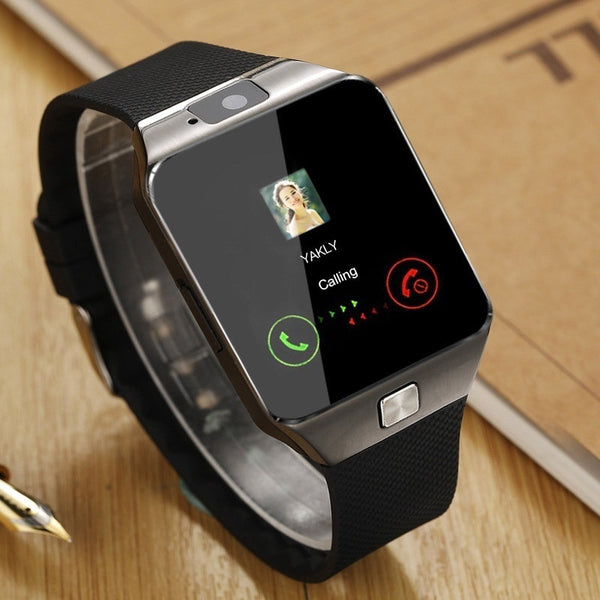 Black / With box - New Smartwatch Intelligent Digital Sport Gold Smart Watch Pedometer For Phone Android Wrist Watch Men Women's Watch