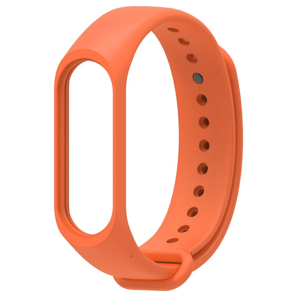 Orange - Bracelet for Xiaomi Mi Band 3 4 Sport Strap watch Silicone wrist strap For xiaomi mi band 3 4 bracelet Miband 4 3 Strap