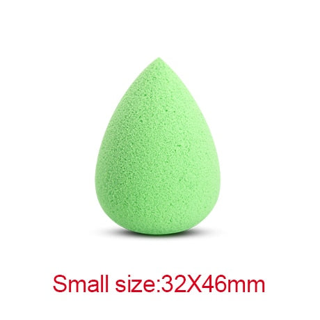 Small Light Green - Cocute Beauty Sponge Foundation Powder Smooth Makeup Sponge for Lady Make Up Cosmetic Puff High Quality