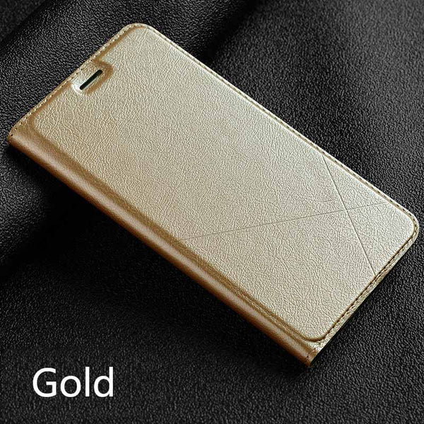 Gold / Redmi 3S - Hand Made For Xiaomi Redmi note 7 6 5 4x 5a redmi 6a 6 pro 3s 4 pro 4a 5a Leather Case For Redmi 5 Plus Fashion PU Flip Cover