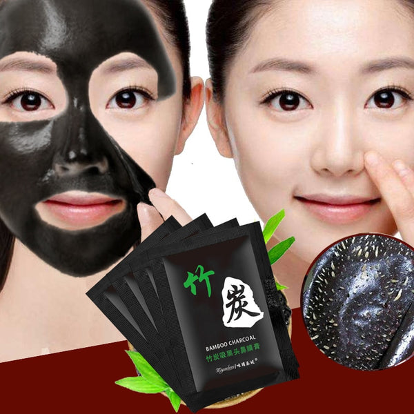 Bamboo charcoal - 1 Pcs Sell Bamboo Charcoal Blackhead Remove Facial Masks Deep Cleansing Purifying Peel Off Black Nud Facail Face Masks