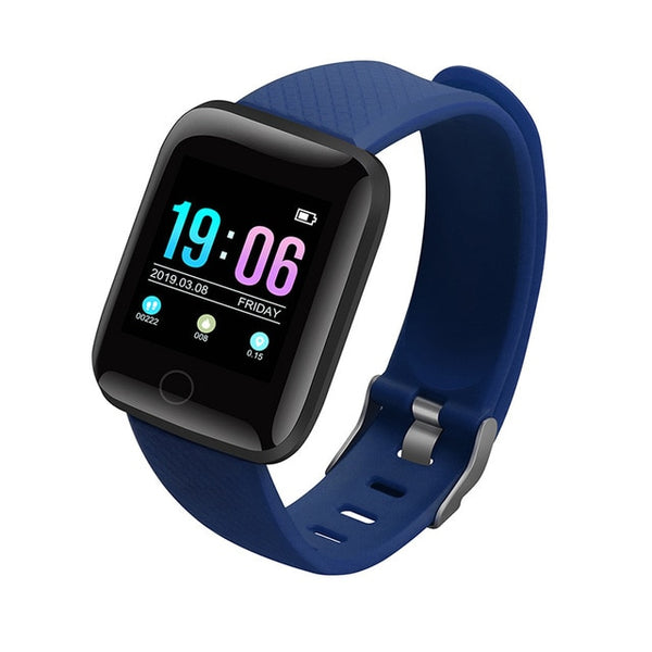 blue - Hembeer D13 Smart Watch Men Women For Android Apple Phone Waterproof Heart Rate Tracker Blood Pressure Oxygen Sport Smartwatch