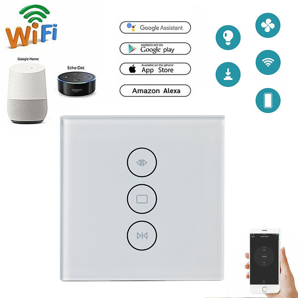 [variant_title] - WiFi Smart Curtain Switch Smart Life Tuya for Electric Motorized Curtain Blind Roller Shutter Works with Alexa and Google Home