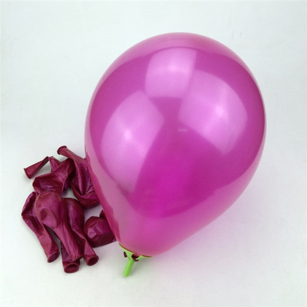 [variant_title] - 10Pcs birthday balloons 10inch 1.5g Latex Helium balloon Thickening Pearl party balloon Party Ball kid child toy wedding ballons