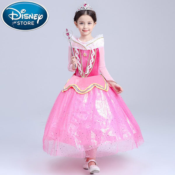 [variant_title] - Disney Frozen dress princess cosplay elsa anna snow white clothing christmas costume infant carnival trolls baby clothes kids