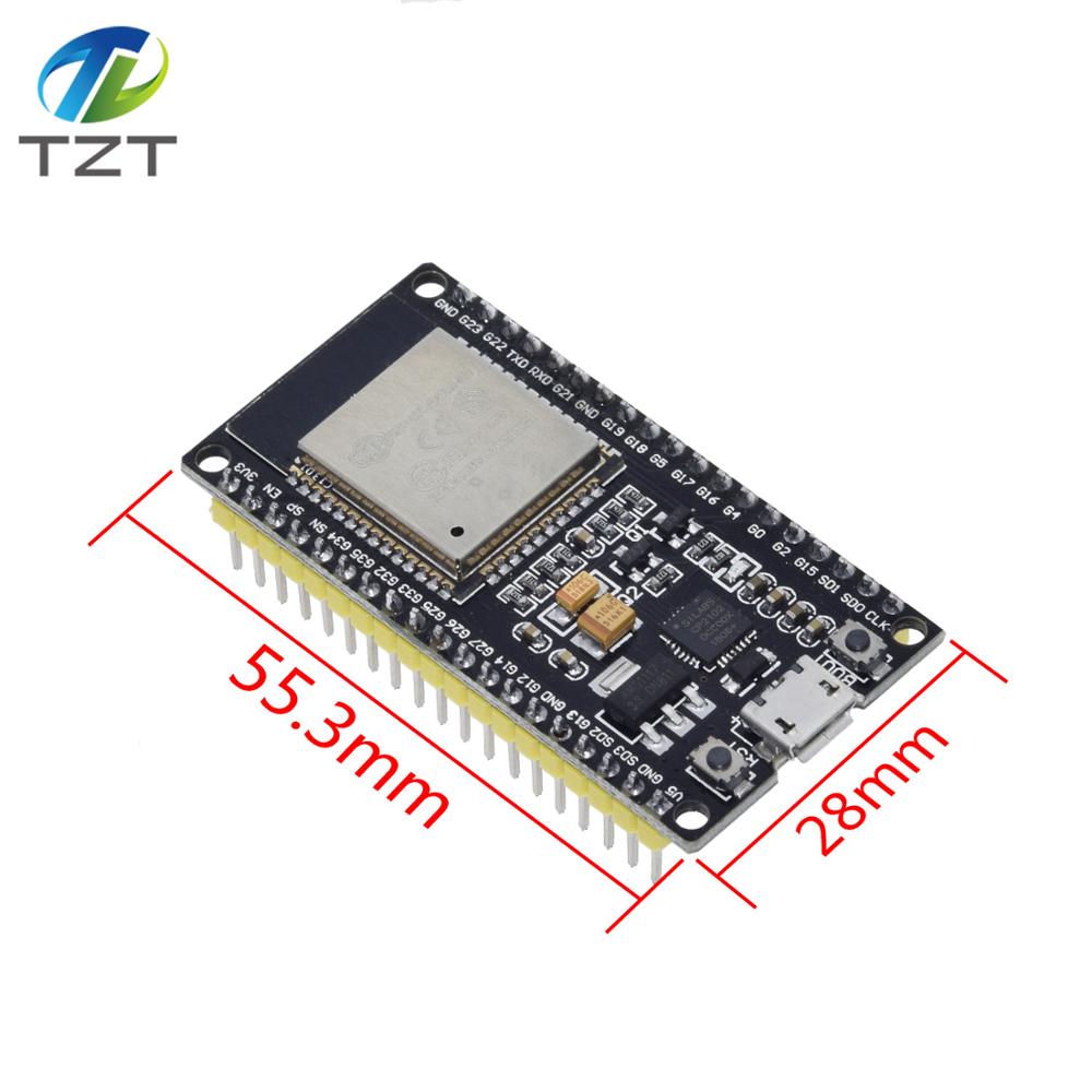 ESP-32S board yellow - ESP-32S ESP32 Development Board WiFi Wireless Bluetooth Antenna Module For Arduino 2.4GHz Dual Core ESP32S ESP-32 ESP8266