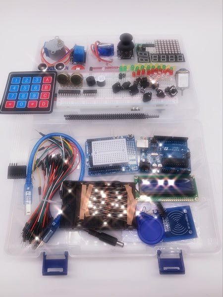 F uno - NEWEST RFID Starter Kit for Arduino UNO R3 Upgraded version Learning Suite With Retail Box