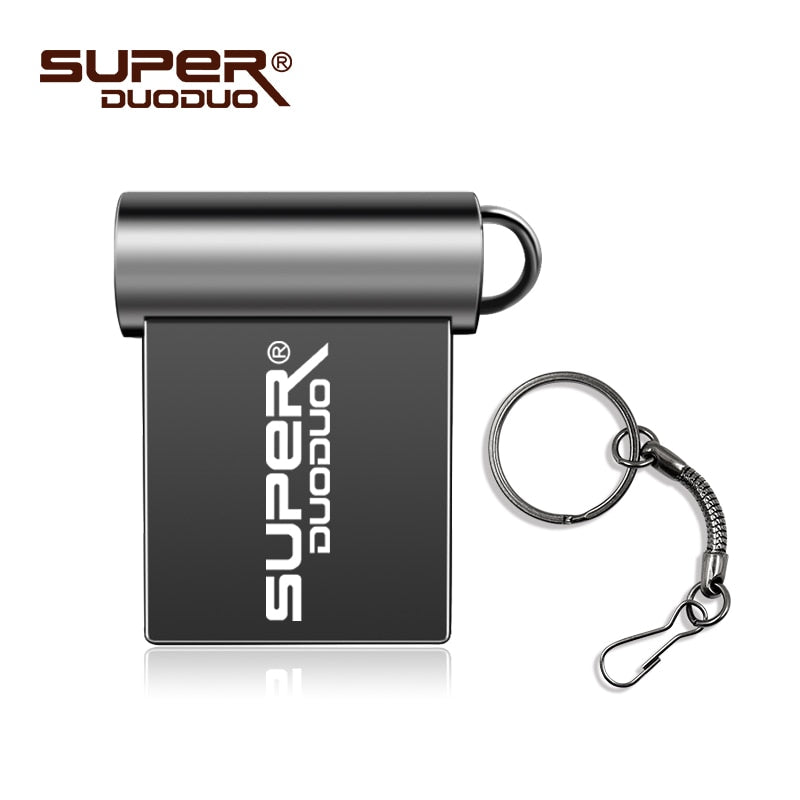 dark gray / 8GB - super mini metal usb flash drive 64GB 32GB 16GB 8GB 4GB flash drive portable 128GB memory stick Pendrive Storage flash disk