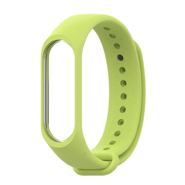 Lingt Green - Bracelet for Xiaomi Mi Band 3 4 Sport Strap watch Silicone wrist strap For xiaomi mi band 3 4 bracelet Miband 4 3 Strap