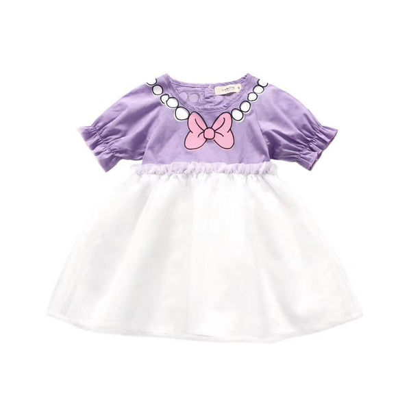 dress / 12M - kids summer tutu dress cartoon character design cute summer clothes for girls