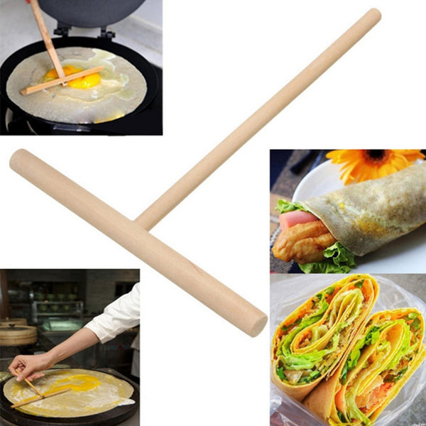 [variant_title] - Chinese Specialty Crepe Maker Pancake Batter Wooden Spreader Stick Home Kitchen Tool DIY Restaurant Canteen Specially Supplies