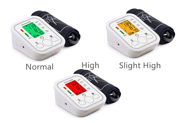 [variant_title] - Automatic Digital Arm Blood Pressure Monitor BP Sphygmomanometer Pressure Gauge Meter Tonometer for Measuring Arterial Pressure