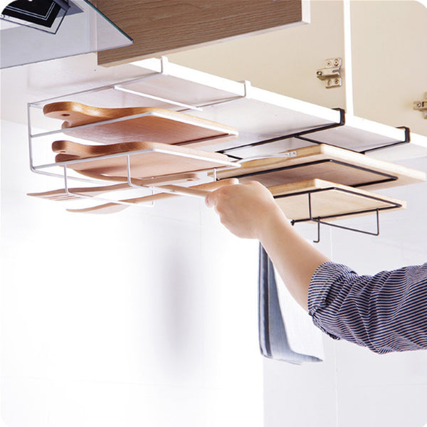 [variant_title] - Hot Double Layer Iron Kitchen Furniture Shelf Chopping Storage Rack Shelves Holder Kitchen Rack Drilling Shipping Black Kitchen