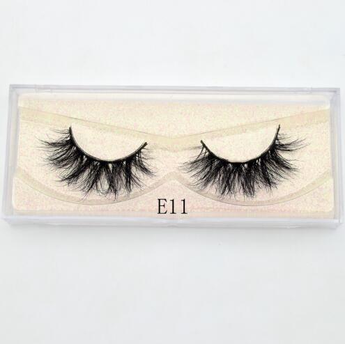 E11 - Visofree Mink Eyelashes Natural False Eyelashes Fake Eye Lashes Long Makeup 3D Mink Lashes Extension Eyelash Makeup for Beauty