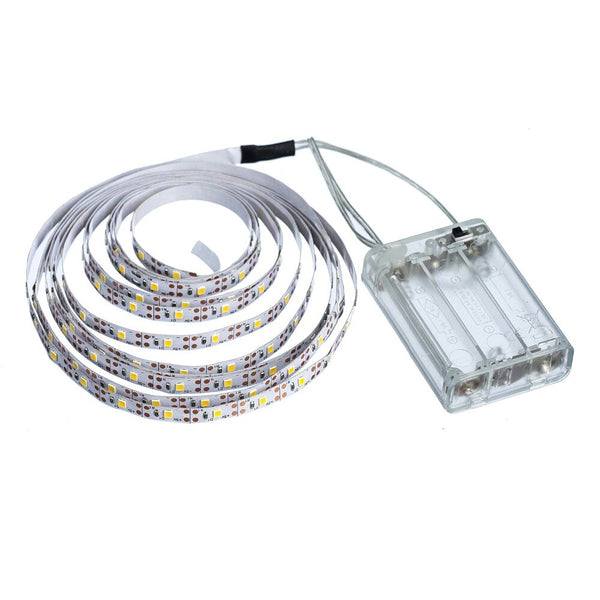 [variant_title] - 3AA Battery Power Led Strip Light  SMD2835 50cm 1M 2M 3M 4M 5M Flexible Lighting Ribbon Tape White/Warm White Strip Backlight