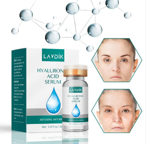 Hyaluronic acid - Face Essence Snail Hyaluronic Acid Green Tea Skin Care Moisturizing Whitening Anti-Aging Advanced Face Serum Cosmetic 15ml