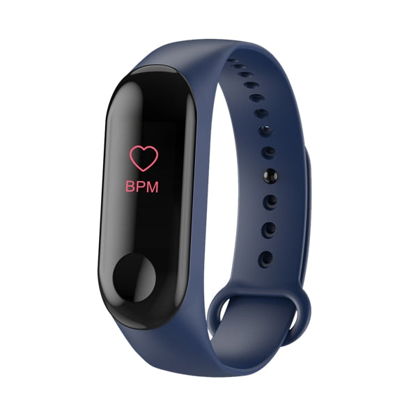 Dark Blue - MAFAM Smart Watch Men Women Heart Rate Monitor Blood Pressure Fitness Tracker Smartwatch Sport Smart Clock Watch For IOS Android
