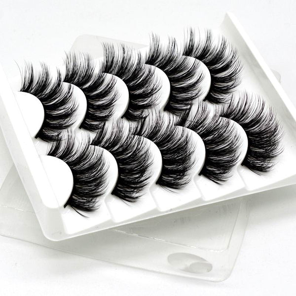 3d-47 - NEW 13 Styles 1/3/5/6 pair Mink Hair False Eyelashes Natural/Thick Long Eye Lashes Wispy Makeup Beauty Extension Tools Wimpers