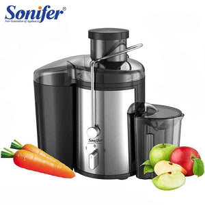[variant_title] - 220V Stainless steel Juicers 2 Speed electric Juice Extractor Fruit Drinking Machine For Home Sonifer